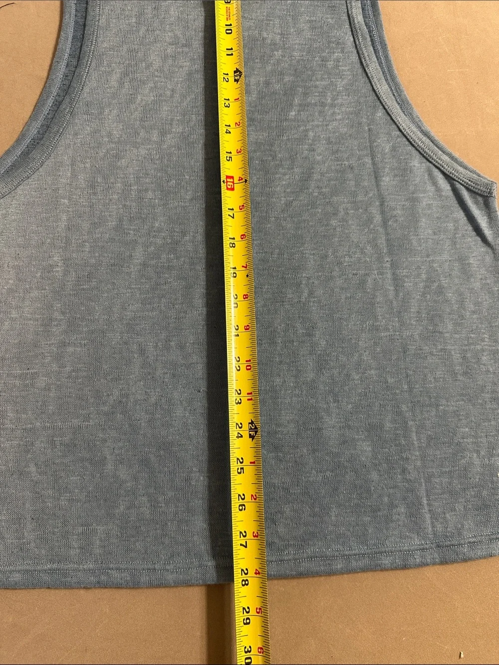 SER.O.YA Men's Heather Blue Swim Tank M *small flaw*